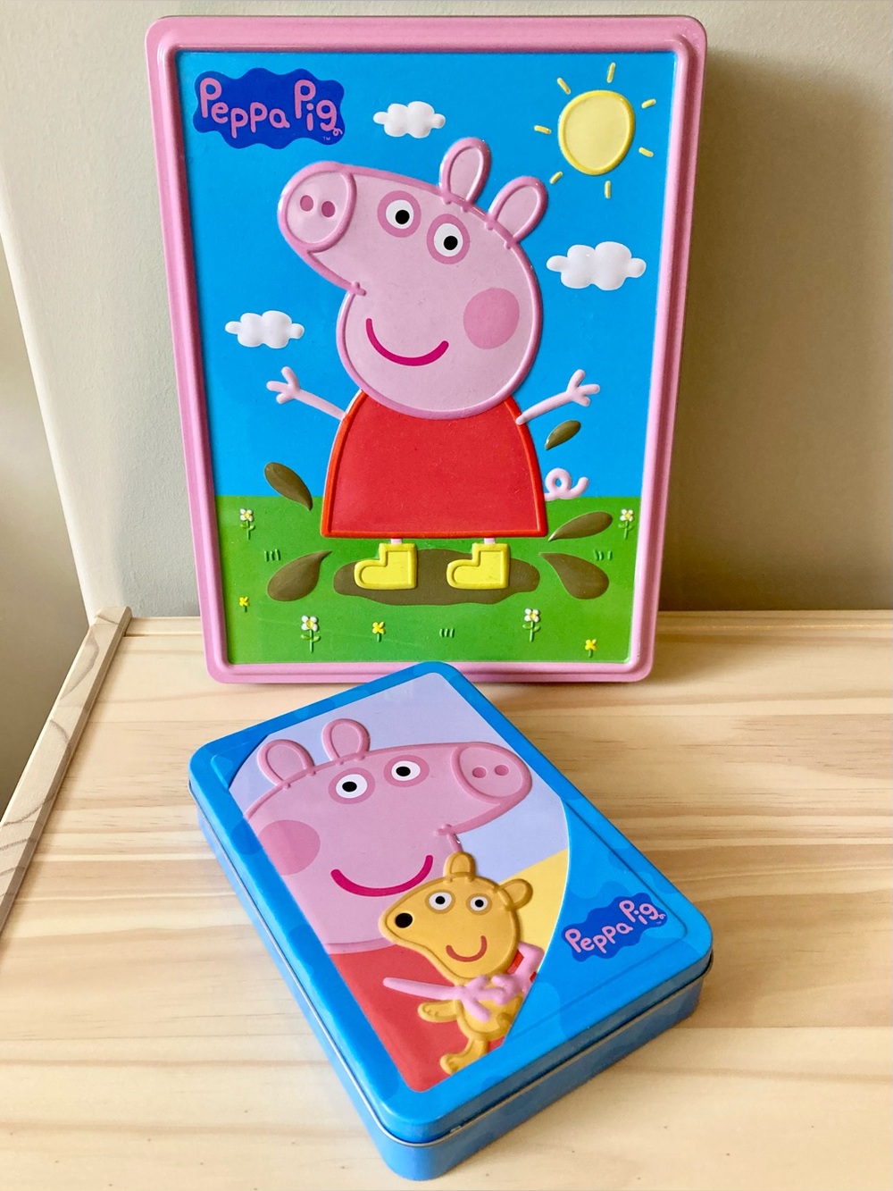 Peppa Pig and Friends Collectible Tins + Stickers